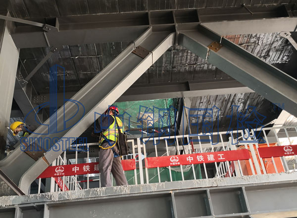 冬奧會(huì)場(chǎng)館中鋼國(guó)檢檢測(cè)現(xiàn)場(chǎng)